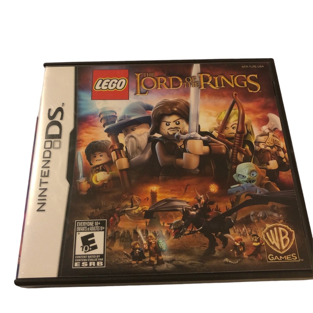 Nintendo DS Lego Lord of the Rings Game Manuals and Tested